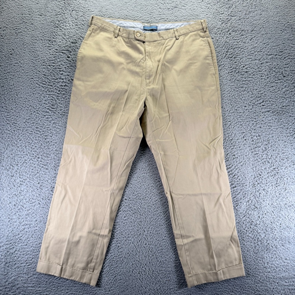 Peter Millar Pant Mens 38x28 Brown Cotton Chino‎ Straight Preppy Business Career